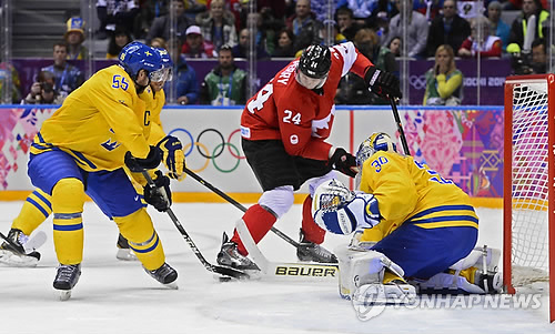 ▲ 2014 소치 동계올림픽 남자 아이스하키 캐나다-스웨덴 결승전