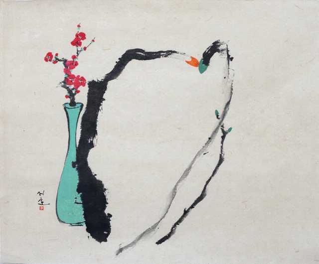 ▲ 박채성 작 ‘생명’ ( 70 x 55 cm )