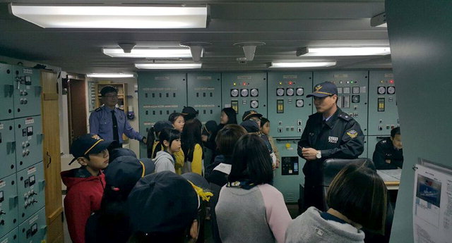 ▲ 태백경찰서(서장 김택수)는 23일 동해해경과 공군제18전투비행단에서 안보견학을 실시했다.