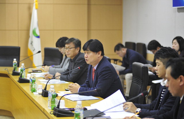 ▲ 접경지역시장군수협의회 실무자회의가 21일 화천군청에서 열렸다.