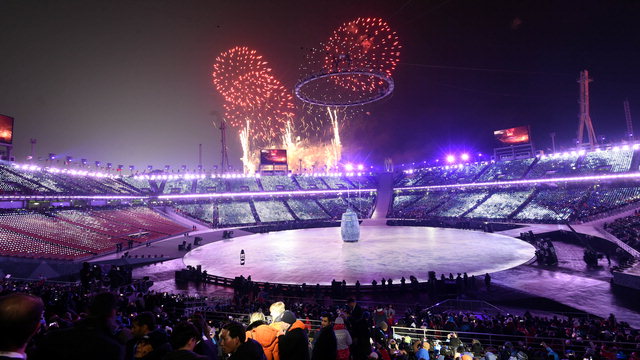 ▲ 지난 9일 개막한 평창올림픽이 지구촌 평화 축제로 진행되고 있다.평창올림픽은 오는 25일 폐막한다.사진은 평창올림픽 개막식 한 장면.  