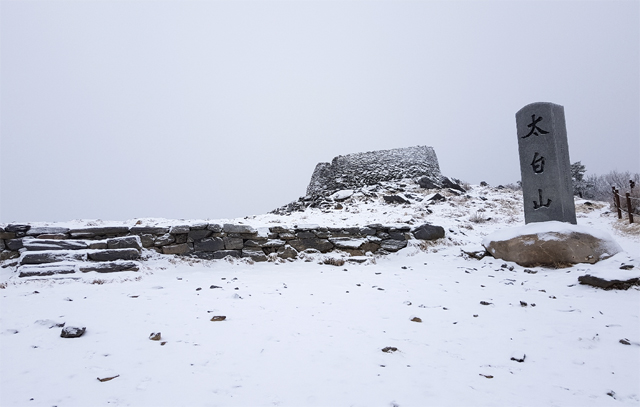 ▲ 겨울산의 백미인 태백산에 6일 많은 눈이 쌓이면서 아름다운 설경을 연출하고 있다.