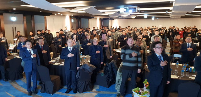 ▲ 강원도 축구인의 날 행사가 6일 강릉 스카이베이 경포호텔에서 열렸다.