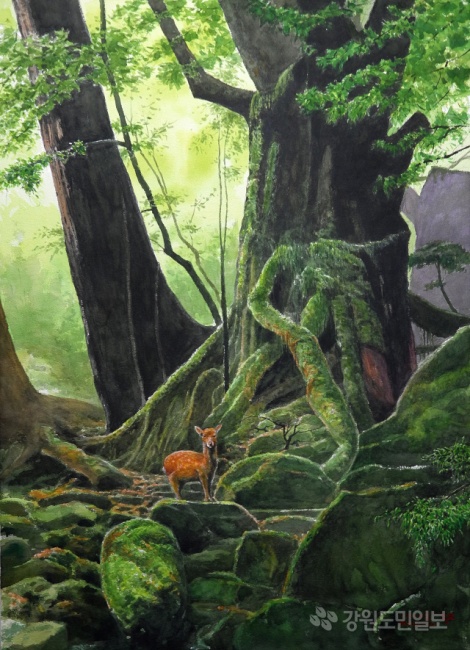 ▲ 이종봉 작 ‘야쿠시마-이끼의 숲’