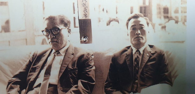 ▲ 박영록 전지사가 6대 국회의원 활동당시 신옥철 전의원과 함께한 사진.