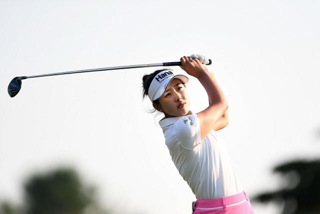 ▲ ONEIDA, WISCONSIN - JULY 06: Yealimi Noh hits her tee shot on the 16th hole during the third round of the Thornberry Creek LPGA Classic at Thornberry Creek at Oneida on July 06, 2019 in Oneida, Wisconsin.   Stacy Revere/Getty Images/AFP&#10;== FOR NEWSPAPERS, INTERNET, TELCOS &amp; TELEVISION USE ONLY ==&#10;&#10;&#10;<All rights reserved by Yonhap News Agency>