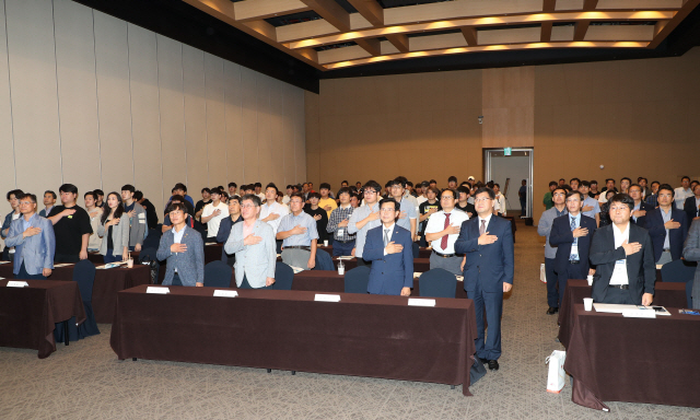 ▲ 경량금속 소재 활용 기술세미나가 19일 강릉 라카이 샌드파인 컨벤션센터에서 열렸다.