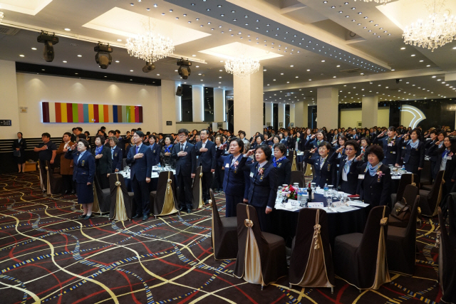 ▲ 걸스카우트 지도자전국대회가 1일 춘천 베어스호텔에서 열렸다.