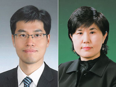 ▲ (왼쪽) 박주병 부교수, 변혜영 교수