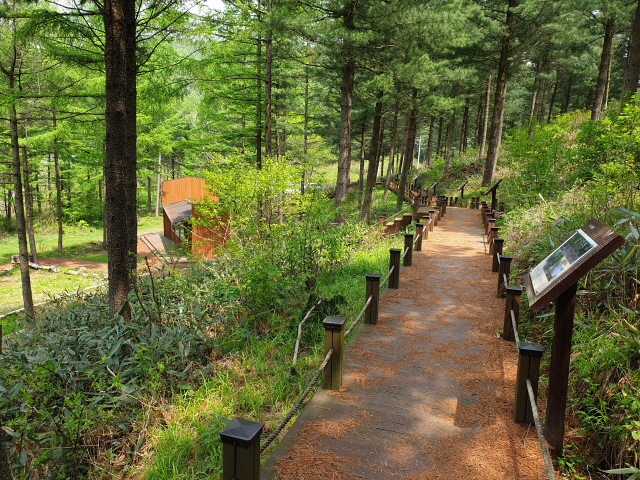 60~70년대 추억을 품은 횡성 옛 태기분교가 환상의 자연풍경을 품은 여행지로 인기를 끌고 있다.