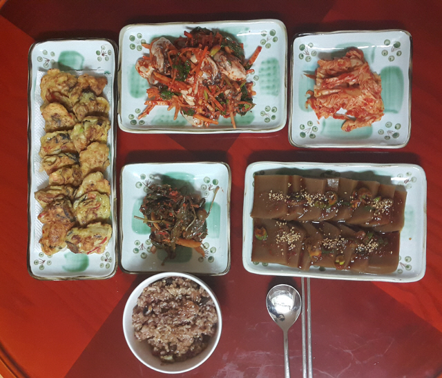 채소굴죽:아침식사대용 찬밥요리,겨울굴요리