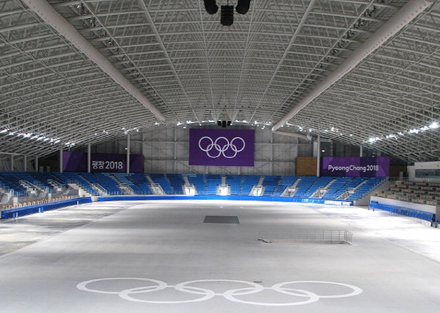 2018평창동계올림픽 스피드 스케이트 경기가 진행된 ‘강릉  스피드스케이트 경기장’