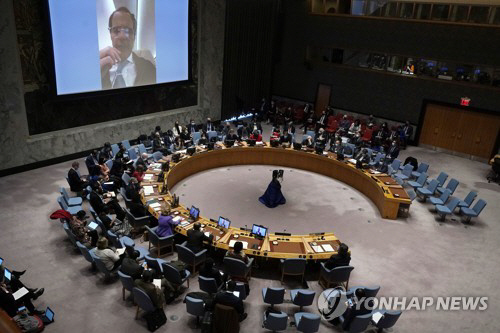 ▲ UN Security Council emergency meeting on nuclear attack in Ukraine[뉴욕 유엔본부 AP=연합뉴스]