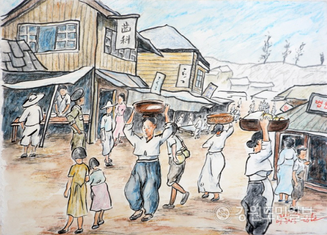 옛 고향 모습 회상… 춘천 구석구석 골목길 담긴 전시