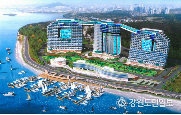 ▲ 의암호 마리나 시설 조감도