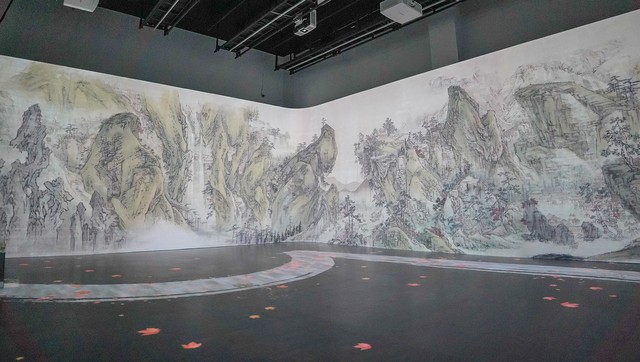 ▲국립중앙박물관이 이인문의 작품을 영상화 한 ‘강산에 펼친 풍요로운 세상, 강산무진’