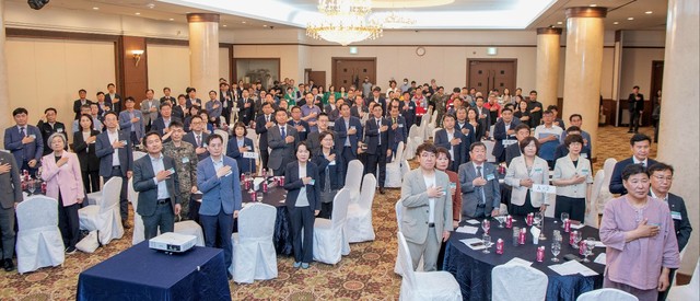 ▲ 고성산불 메모리얼데이 행사