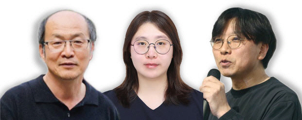▲ 사진 왼쪽부터 엄한진 한림대 사회학과 교수, 허목화 강원도여성가족연구원 연구위원, 최복규 강릉시 외국인 근로자 지원센터장.