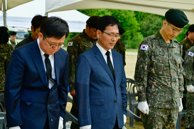 육군15사단 6·25 전사자 유해발굴 개토식