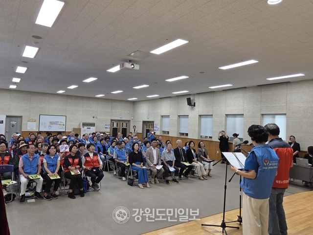 ▲ 제6회 원주시 선배시민정책대회가 12일 원주시노인종합복지관에서 열렸다. 권혜민