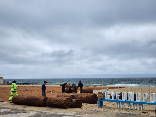 강릉 경포마라톤대회 내일 개막…막바지 준비 '한창'