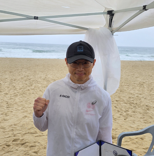 경포마라톤대회 우승자 인터뷰