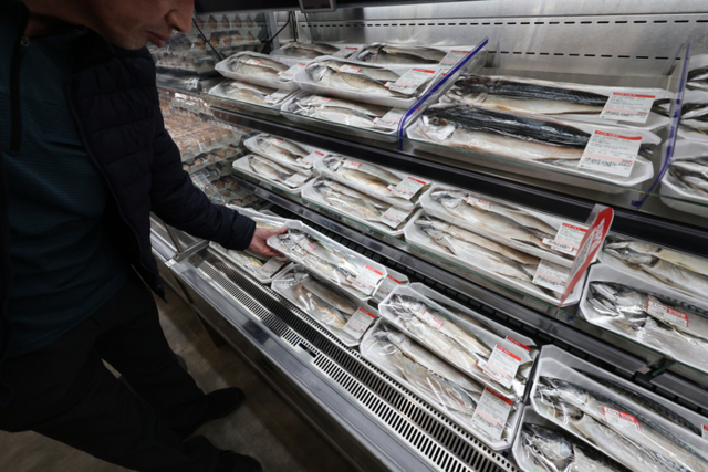 ▲ 지난달 소비자물가 상승률이 2.4%를 기록하며 1년 3개월 만에 최고치를 기록했다.
    사진은 4일 서울 시내의 한 대형마트에 진열된 고등어. 2025.11.4  연합뉴스