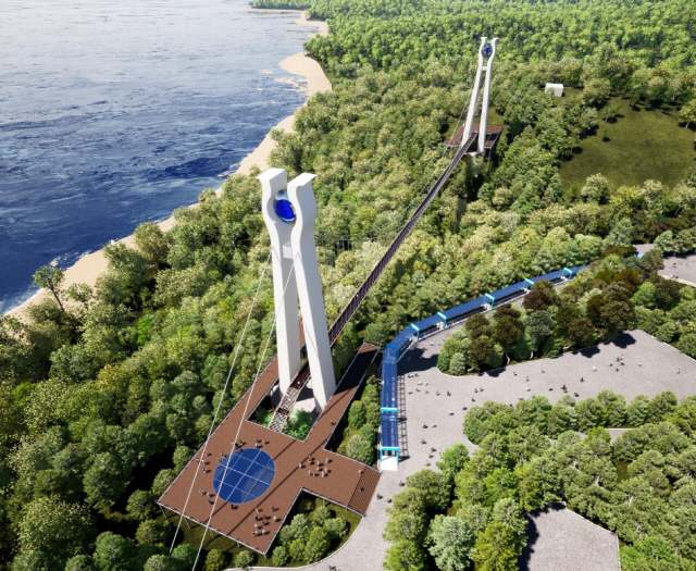 ▲ 해양누리길과 연계하는 DMZ생태관찰전망대가 개통을 앞두고 막바지 점검에 들어갔다. 이곳에서 보는 해금강과 구선봉이 감동을 전할 예정이다.