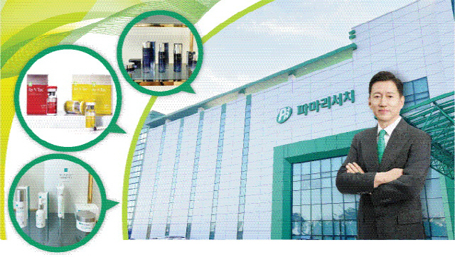 ▲ 파마리서치 전경 ▲ 파마리서치 손지훈 대표 ▲ 파마리서치 주요제품들