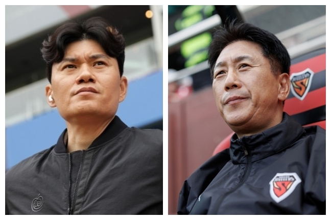 강원FC와 포항스틸러스 경기 관련 이미지