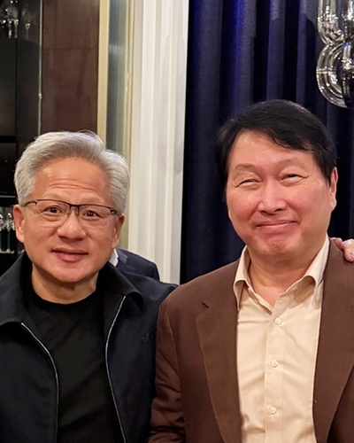 최태원·젠슨 황 대만서 회동…“AI 메모리 협력 미래 논의”