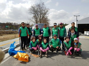 평창 대관령면 올림픽 마무리 환경정화