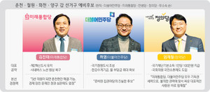 3선 도전 김진태 맞서는 허영·엄재철, 선거구 변화 관건