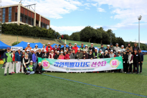 강원선수단 전국 그라운드 골프대회 열전