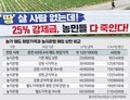 개인간 거래 막히자 농지값 ‘뚝’…“법 보완하라” 반발